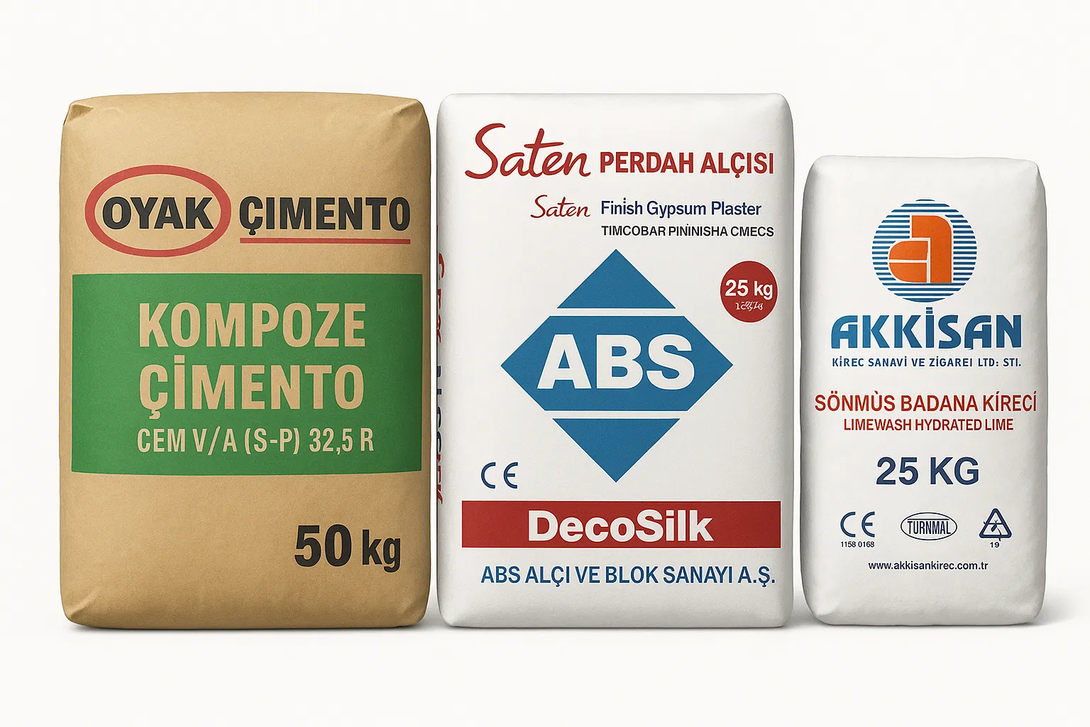 Çimento, Kireç, Alçı - AR-KAR İnşaat